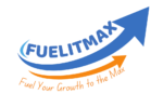 Fuelitmax digital marketing agency logo with upward growth arrow